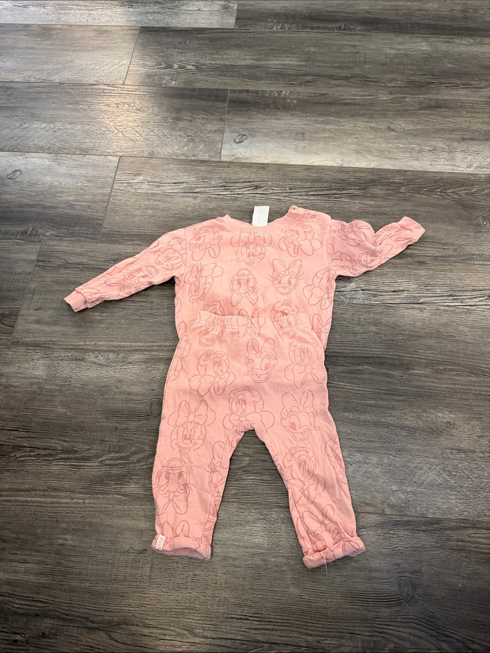 Disney Pink Baby Set with Bunny Print